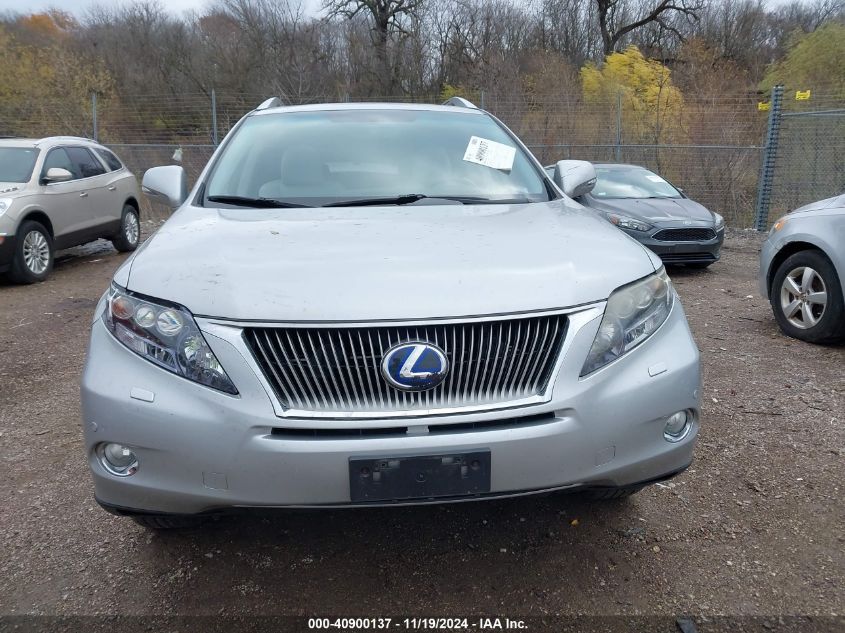 2010 Lexus Rx 450H VIN: JTJBC1BA7A2021457 Lot: 40900137