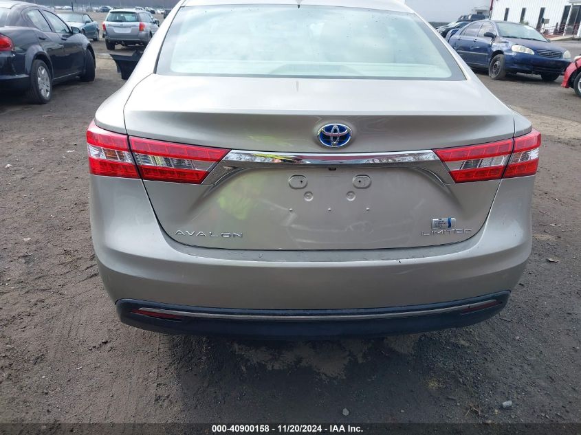 2014 Toyota Avalon Hybrid Limited VIN: 4T1BD1EB3EU031638 Lot: 40900158