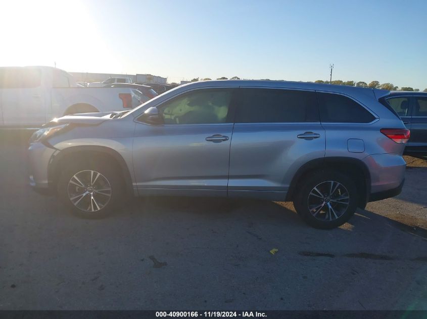 2018 Toyota Highlander Le VIN: 5TDBZRFH0JS486114 Lot: 40900166