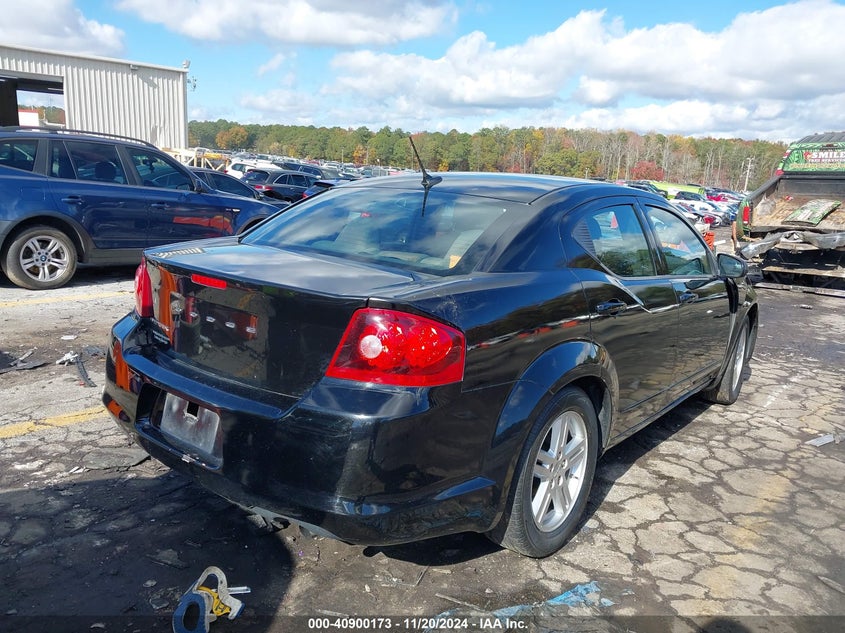 2012 DODGE AVENGER VIN: 1C3CDZCBXCN182238