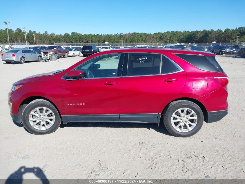 2020 Chevrolet Equinox Fwd Lt 1.5L Turbo VIN: 2GNAXKEVXL6105955 Lot: 40900197