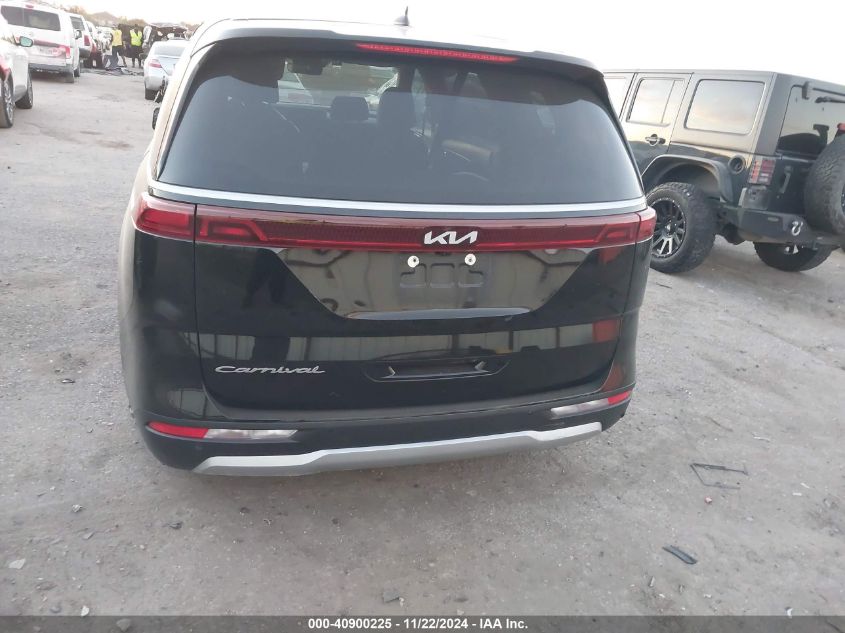 2022 Kia Carnival Mpv Lx Seat Package VIN: KNDNB4H33N6180553 Lot: 40900225