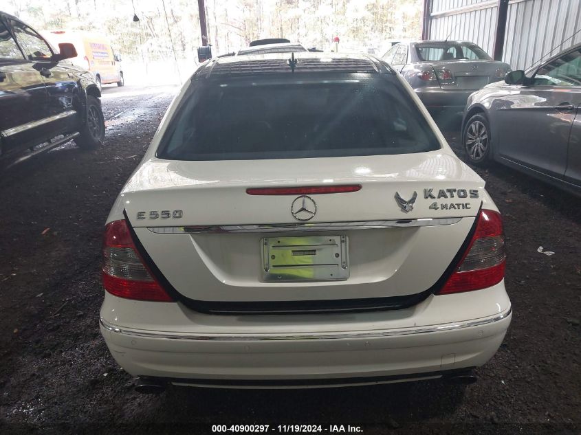 2008 Mercedes-Benz E 550 4Matic VIN: WDBUF90X38B279752 Lot: 40900297