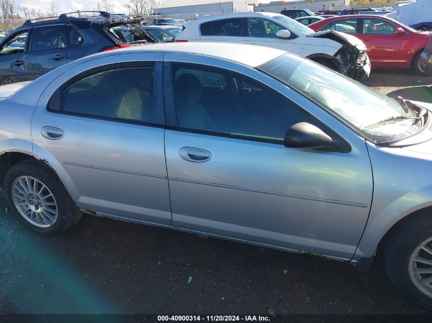 2004 Chrysler Sebring Lx VIN: 1C3EL46X74N122036 Lot: 40900314