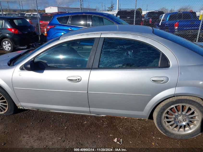 2004 Chrysler Sebring Lx VIN: 1C3EL46X74N122036 Lot: 40900314