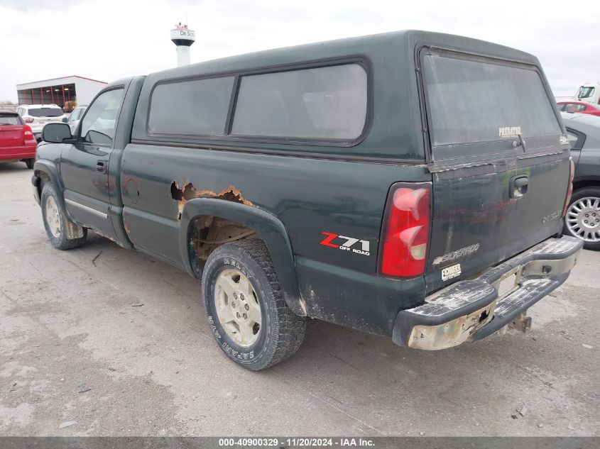 2005 Chevrolet Silverado 1500 Z71 VIN: 1GCEK14T75Z152113 Lot: 40900329