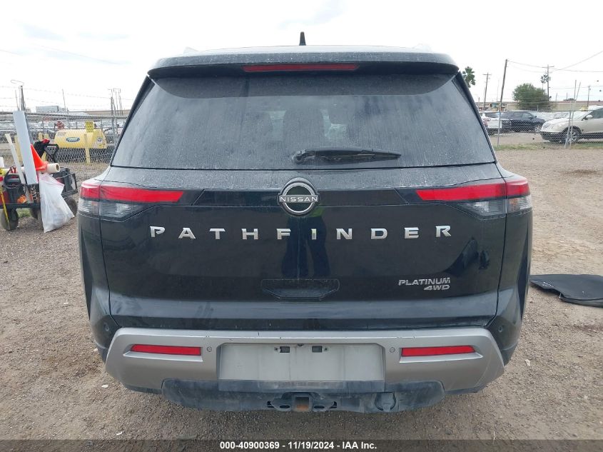 2022 Nissan Pathfinder Platinum 4Wd VIN: 5N1DR3DK1NC268366 Lot: 40900369