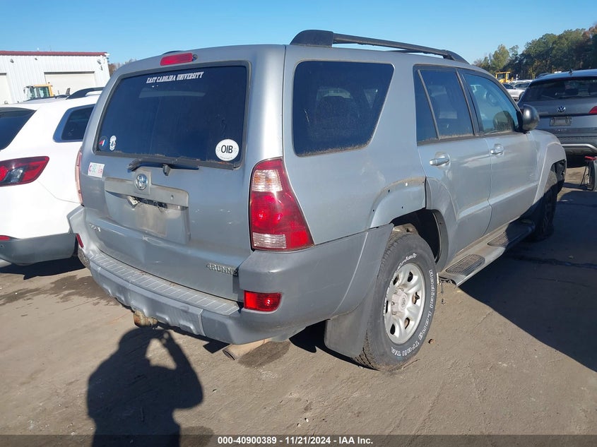 JTEZU14R738002890 2003 TOYOTA 4RUNNER photo no. 4