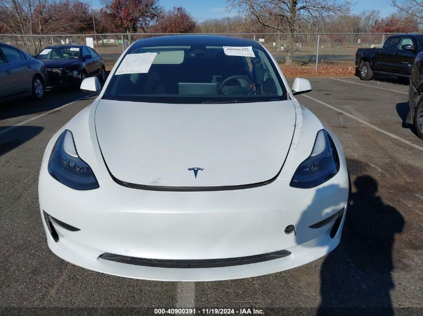 2022 Tesla Model 3 Long Range Dual Motor All-Wheel Drive VIN: 5YJ3E1EB6NF248812 Lot: 40900391