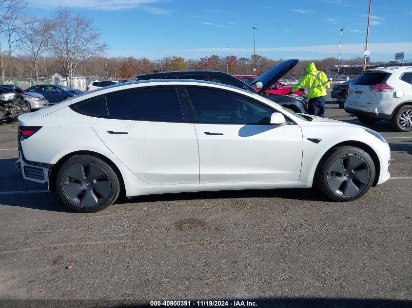 2022 Tesla Model 3 Long Range Dual Motor All-Wheel Drive VIN: 5YJ3E1EB6NF248812 Lot: 40900391