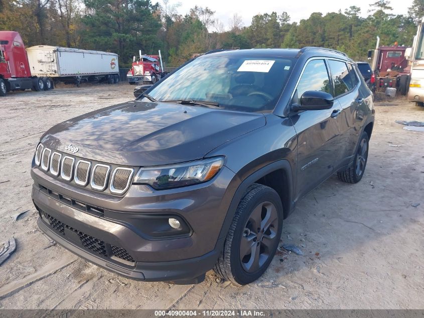 VIN 3C4NJDFB3NT134921 2022 Jeep Compass, Latitude L... no.2