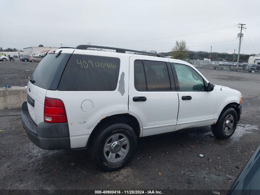 2003 Ford Explorer Xls VIN: 1FMZU72K23ZB17061 Lot: 40900416