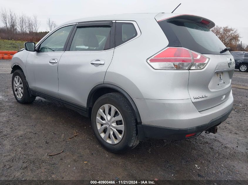 2015 Nissan Rogue S VIN: KNMAT2MV7FP514828 Lot: 40900466