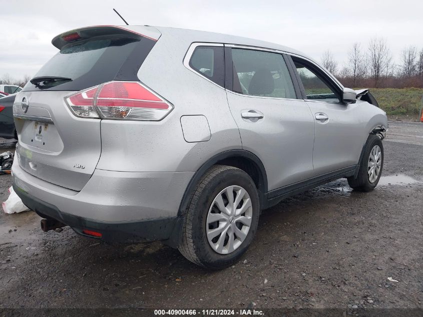 2015 Nissan Rogue S VIN: KNMAT2MV7FP514828 Lot: 40900466