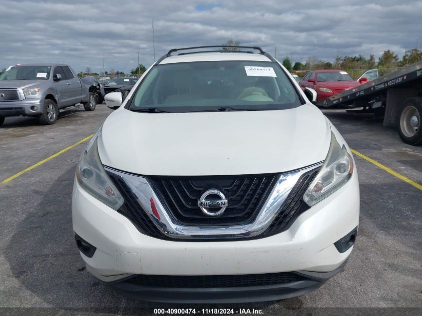 2015 Nissan Murano Sv VIN: 5N1AZ2MGXFN282085 Lot: 40900474