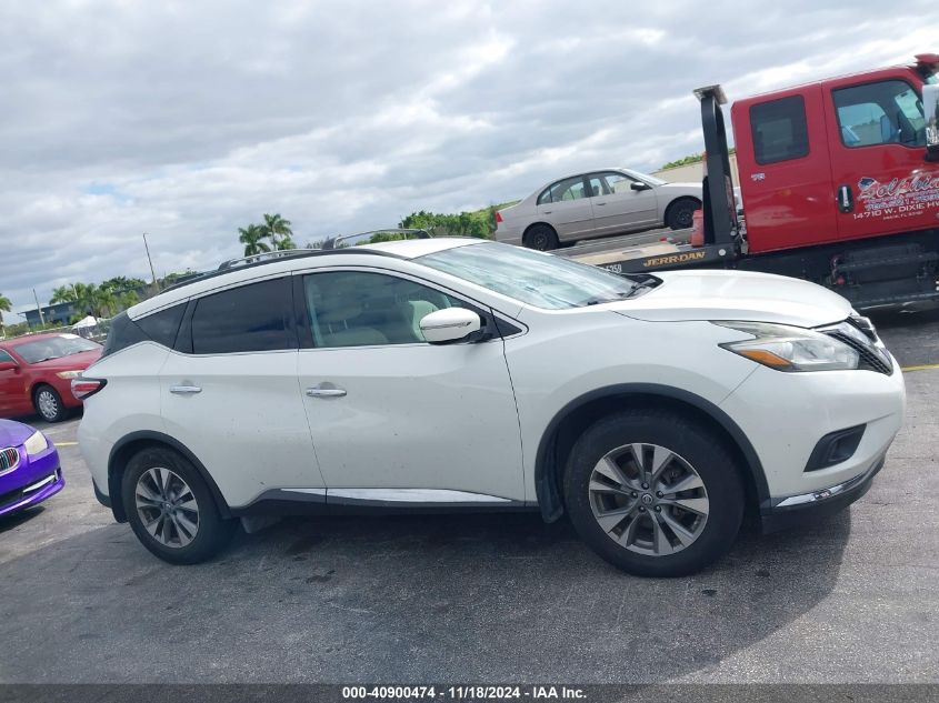 2015 Nissan Murano Sv VIN: 5N1AZ2MGXFN282085 Lot: 40900474