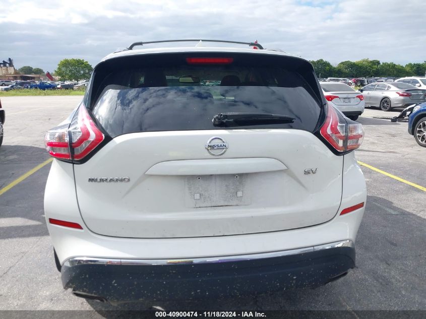 2015 Nissan Murano Sv VIN: 5N1AZ2MGXFN282085 Lot: 40900474