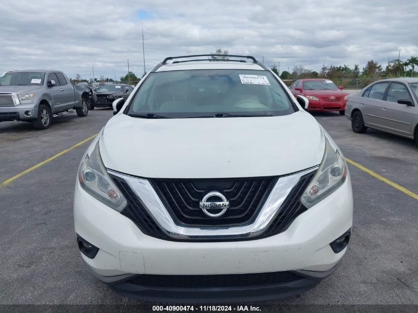 2015 Nissan Murano Sv VIN: 5N1AZ2MGXFN282085 Lot: 40900474