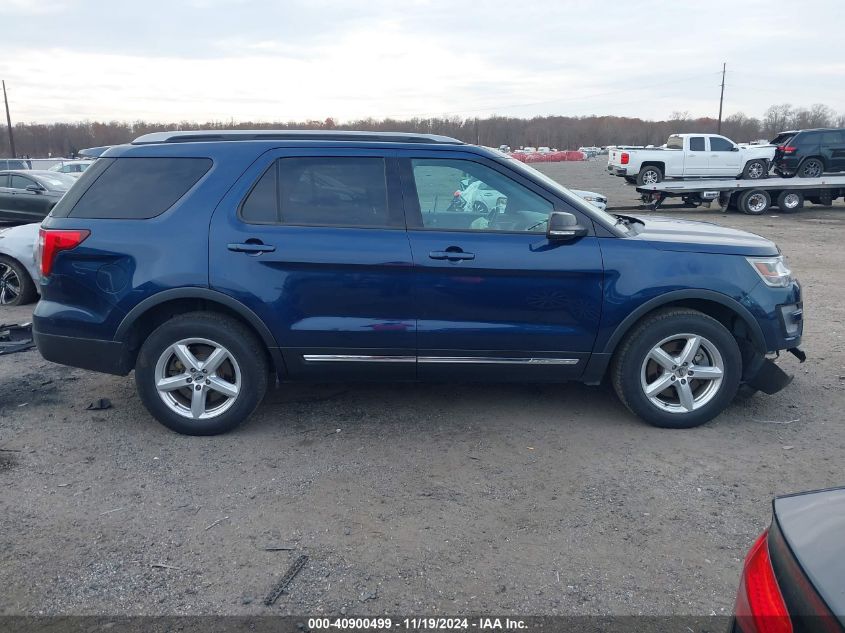 2017 Ford Explorer Xlt VIN: 1FM5K8D86HGD80541 Lot: 40900499