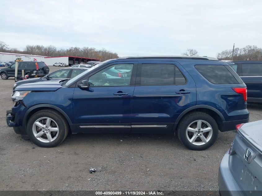 2017 Ford Explorer Xlt VIN: 1FM5K8D86HGD80541 Lot: 40900499