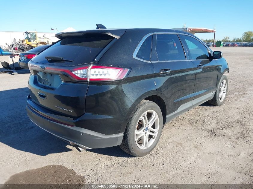 2015 Ford Edge Titanium VIN: 2FMTK3K85FBB39314 Lot: 40900505