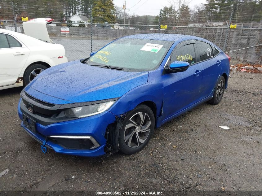 2020 Honda Civic Lx VIN: 2HGFC2F68LH576333 Lot: 40900582