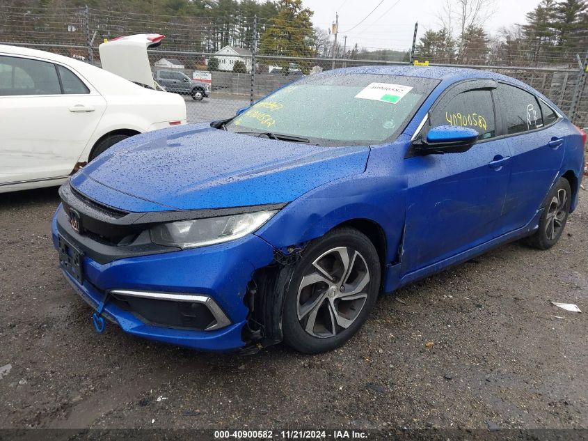 2020 Honda Civic Lx VIN: 2HGFC2F68LH576333 Lot: 40900582