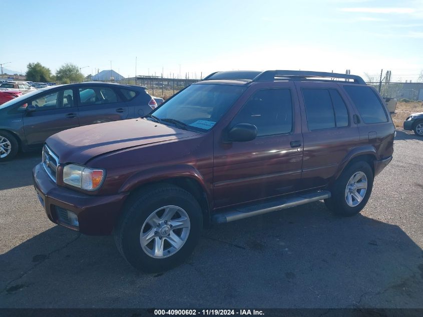 2003 Nissan Pathfinder Se VIN: JN8DR09Y63W801019 Lot: 40900602