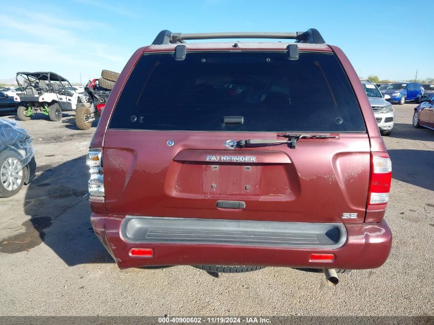 2003 Nissan Pathfinder Se VIN: JN8DR09Y63W801019 Lot: 40900602