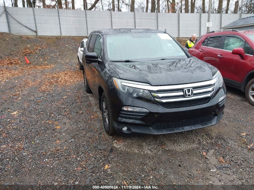 2016 Honda Pilot Ex-L VIN: 5FNYF6H89GB046825 Lot: 40900624