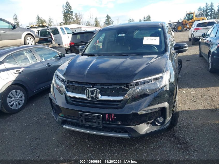 2019 Honda Pilot Ex-L VIN: 5FNYF6H50KB072776 Lot: 40900663