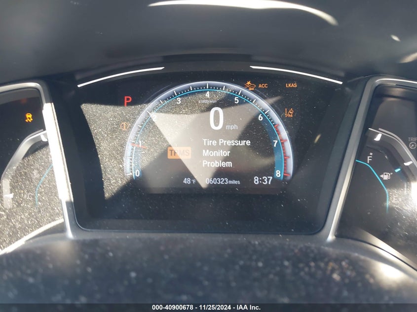 2019 HONDA CIVIC VIN: 2HGFC1F38KH651904