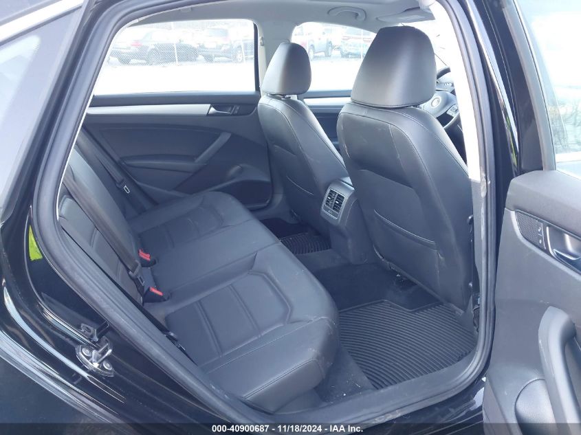 2013 VOLKSWAGEN PASSAT SE W/SUNROOF - 1VWBP7A39DC011392