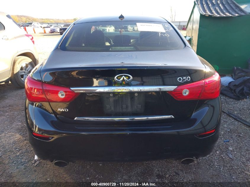 2015 Infiniti Q50 VIN: JN1BV7AR9FM410882 Lot: 40900729