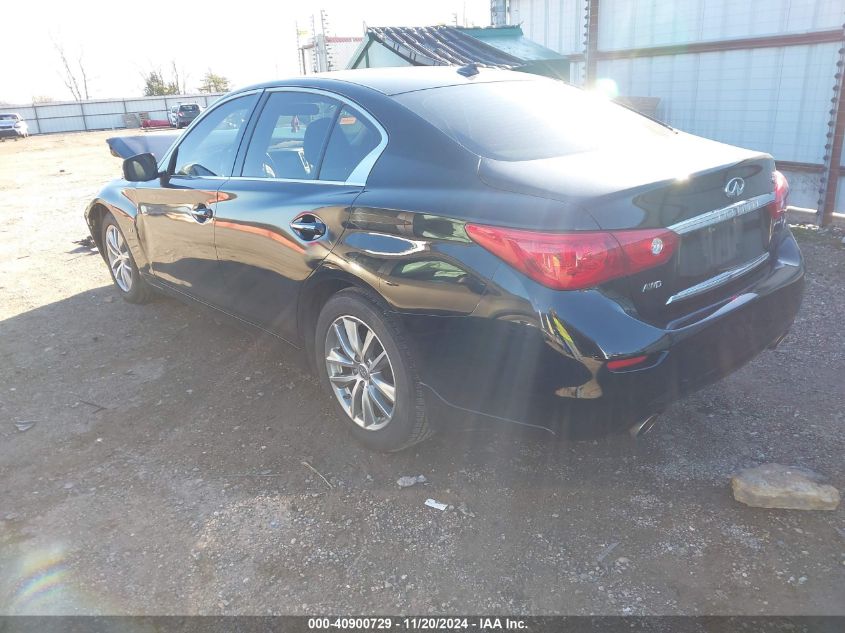 VIN JN1BV7AR9FM410882 2015 Infiniti Q50 no.3