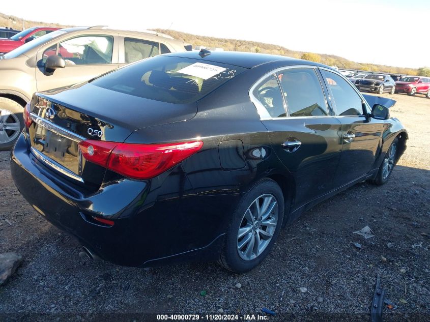 VIN JN1BV7AR9FM410882 2015 Infiniti Q50 no.4