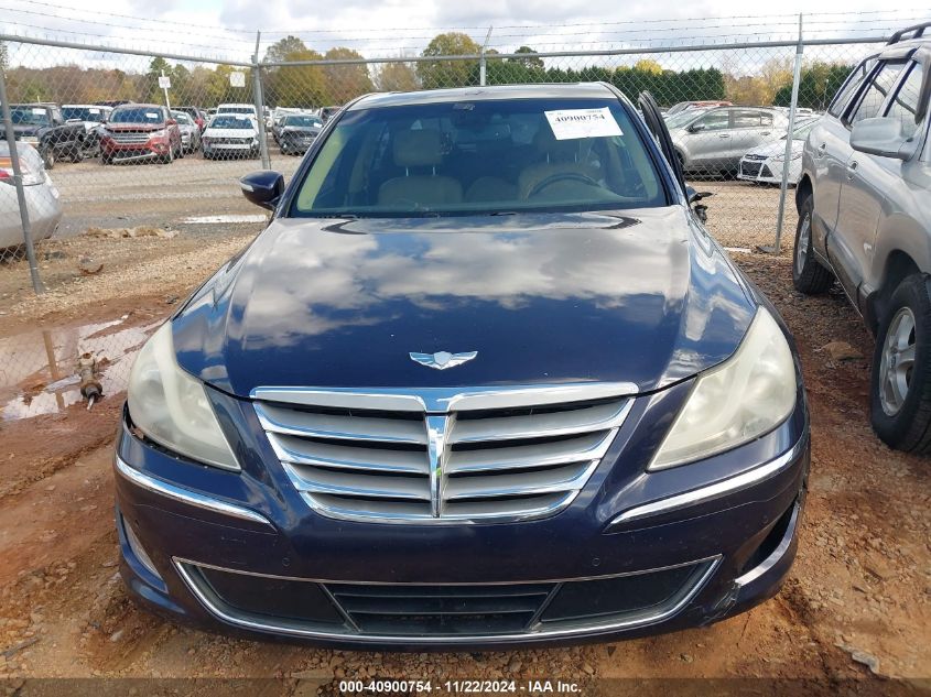 2012 Hyundai Genesis 3.8 VIN: KMHGC4DD6CU204353 Lot: 40900754