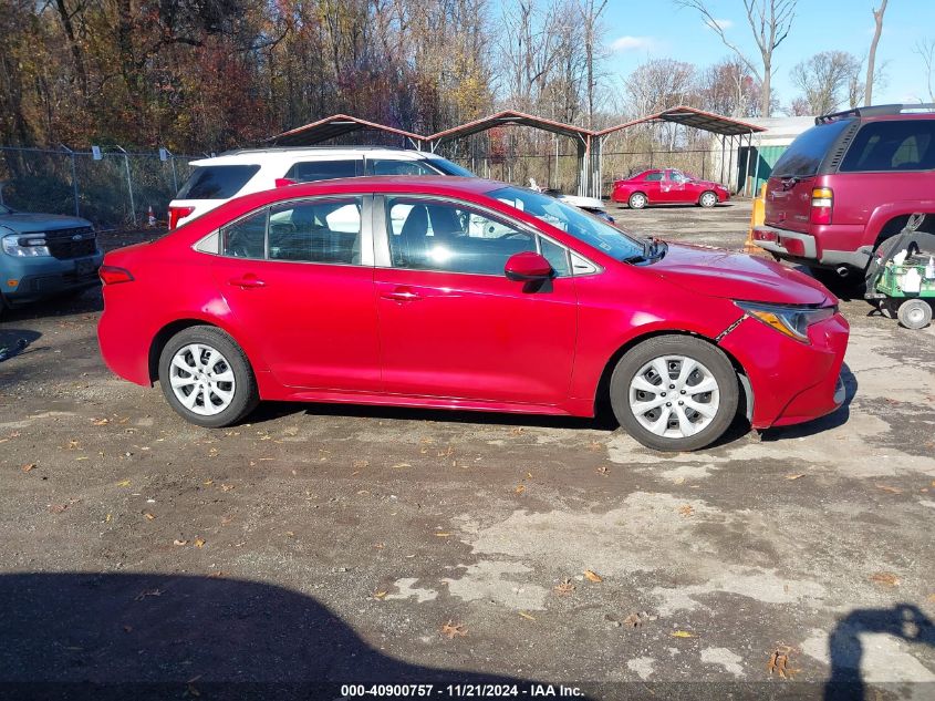 2021 Toyota Corolla Le VIN: 5YFEPMAE7MP181161 Lot: 40900757