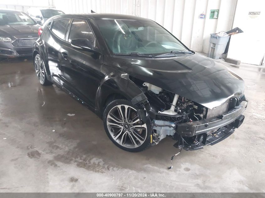 2016 HYUNDAI VELOSTER TURBO - KMHTC6AE4GU279856