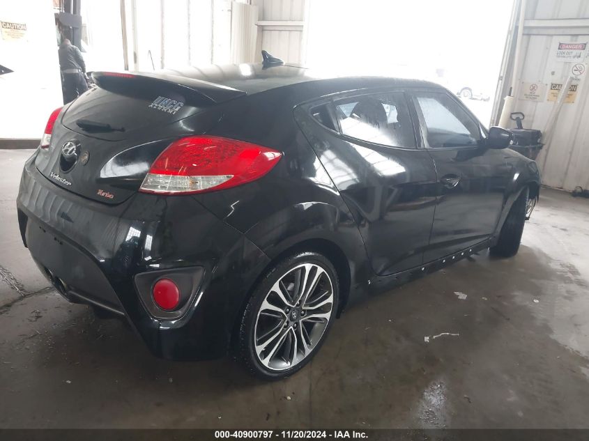 2016 HYUNDAI VELOSTER TURBO - KMHTC6AE4GU279856