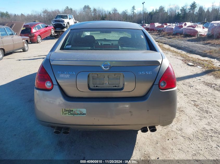 2005 Nissan Maxima 3.5 Se VIN: 1N4BA41E75C878544 Lot: 40900810