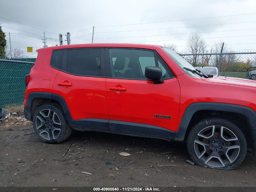 2021 Jeep Renegade Jeepster 4X4 VIN: ZACNJDABXMPM54764 Lot: 40900840