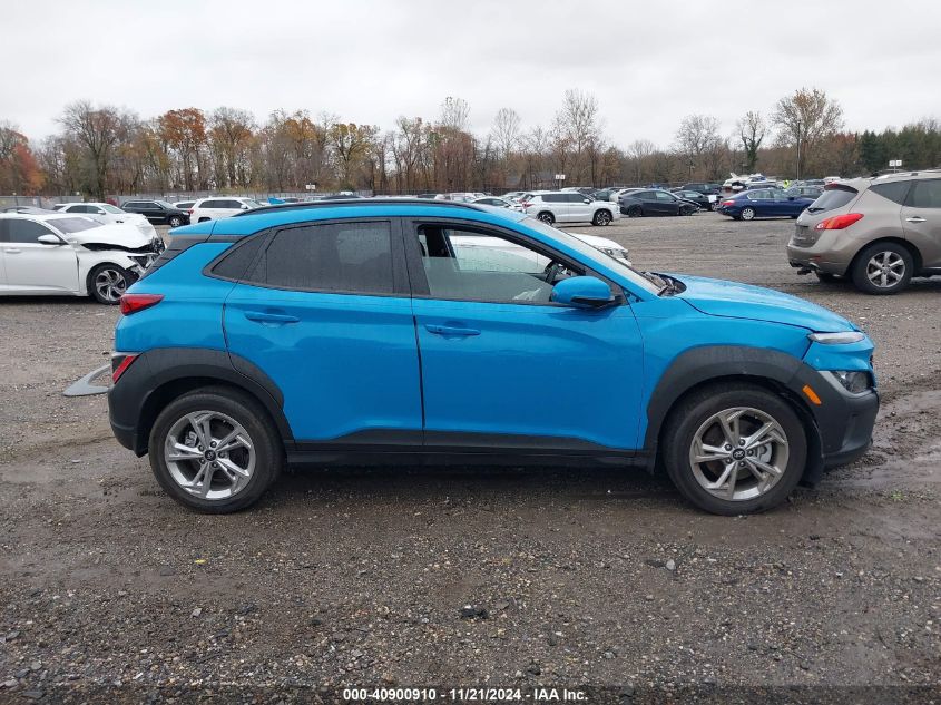 2022 Hyundai Kona Sel VIN: KM8K6CAB5NU878785 Lot: 40900910