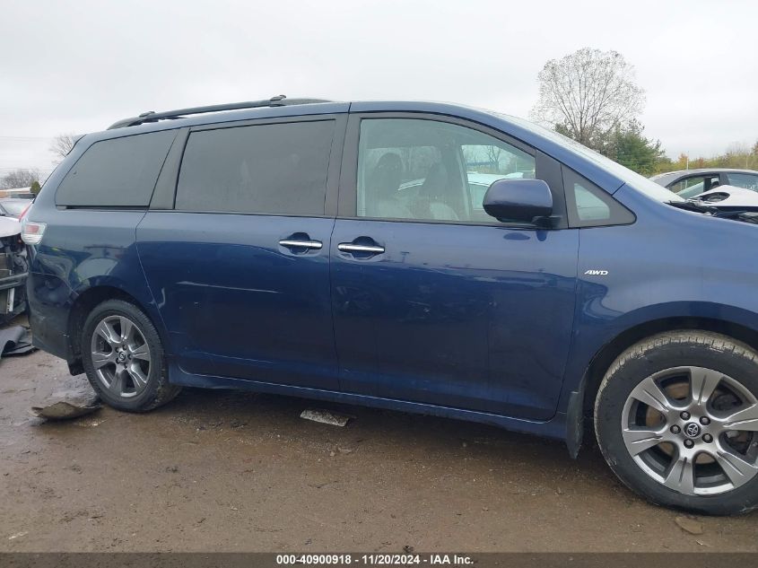 2019 Toyota Sienna Se 7 Passenger VIN: 5TDEZ3DC8KS214106 Lot: 40900918