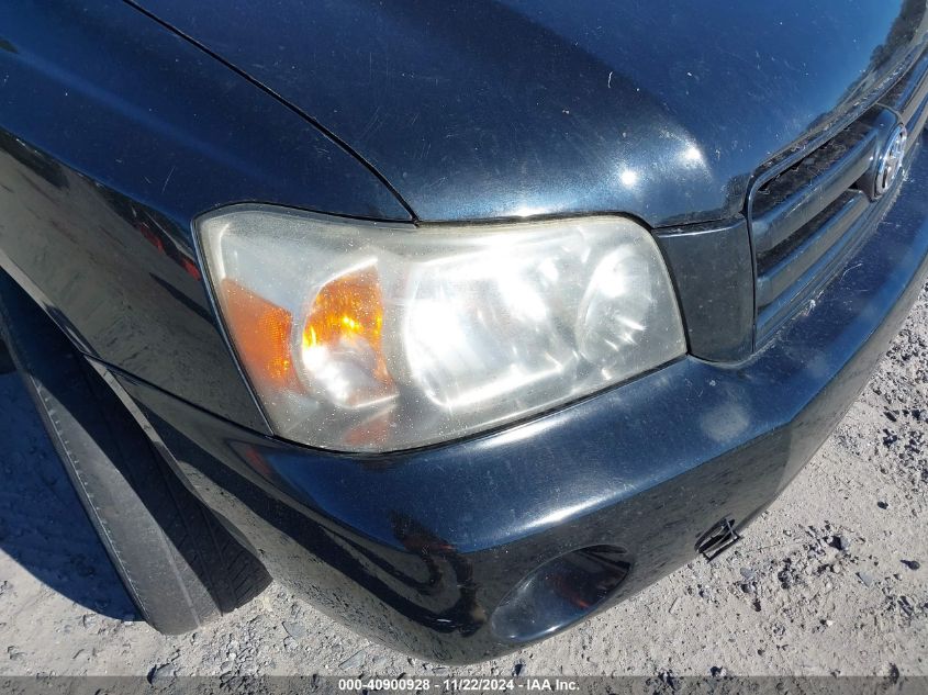 2004 Toyota Highlander V6 VIN: JTEGP21A440023571 Lot: 40900928