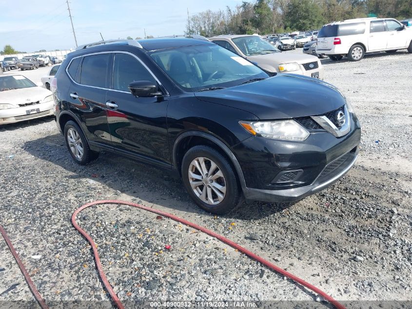 2016 Nissan Rogue Sv VIN: KNMAT2MT1GP684750 Lot: 40900932