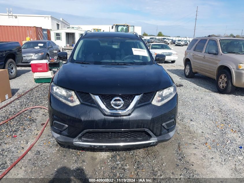 2016 Nissan Rogue Sv VIN: KNMAT2MT1GP684750 Lot: 40900932