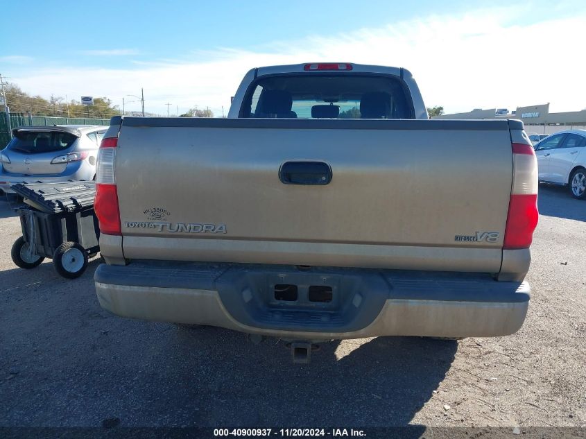 2006 Toyota Tundra Sr5 V8 VIN: 5TBET34196S550281 Lot: 40900937