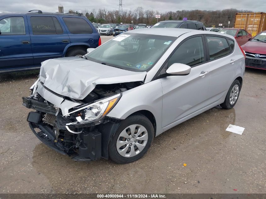 VIN KMHCT5AE5HU341289 2017 HYUNDAI ACCENT no.2