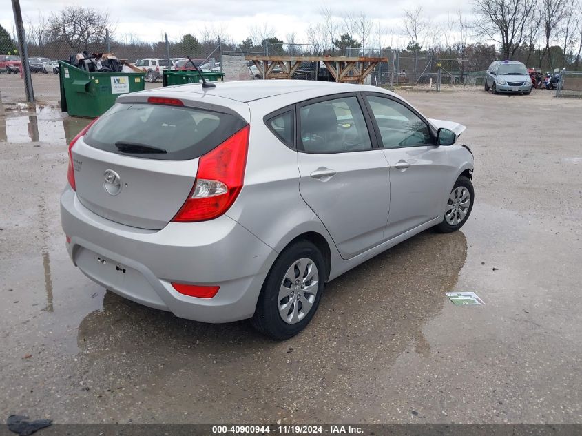 VIN KMHCT5AE5HU341289 2017 HYUNDAI ACCENT no.4